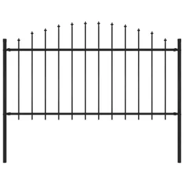 panel-ogrodzeniowy-stalowy-17m-czarny-125-150cm