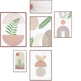 obrazy-scienne-minimalistyczne-natura-6-sztuk