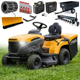 stiga-traktor-ogrodowy-estate-398-w-se-v-twin-automat-98-cm-3w1-duzy-zestaw