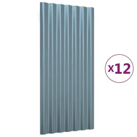 panele-dachowe-12-szt-stal-ocynkowana-80x36-cm