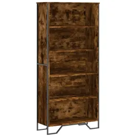 regal-biblioteczny-5-przegrod-dab-80x31x169-cm