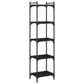 regal-na-ksiazki-drewno-metalowy-40x30x154-cm-czarny
