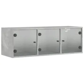 szafka-wiszaca-szklane-drzwi-szarosc-betonu-102x37x35-cm