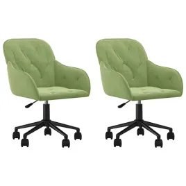 krzesla-stolowe-aksamit-jasnozielone-56x61x-78-86-cm