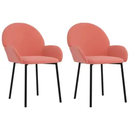 krzesla-stolowe-aksamitne-rozowe-58x57x785-cm