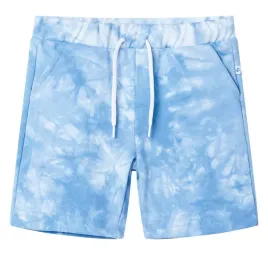 szorty-dzieciece-ze-sznurkiem-jasnoniebieskie-128