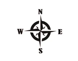 naklejka-na-auto-szybe-kompas