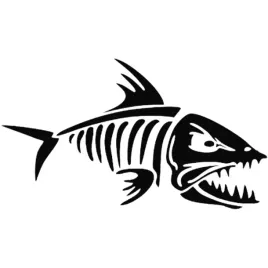 naklejka-na-auto-szybe-ryba-karp-pirania