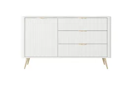 komoda-lante-138-cm-biala-1-drzwi-3-szuflady-ryflowana