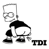 naklejka-na-auto-szybe-bart-tdi-simps