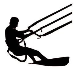 naklejka-na-auto-szybe-kitesurfing