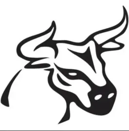 naklejka-na-auto-szybe-byk-bull