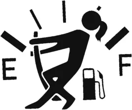 naklejka-na-auto-ciagnie-wskazowke-paliwa-kobieta