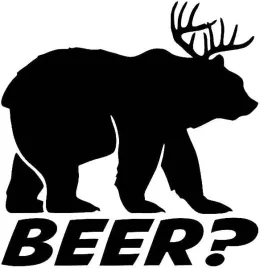 naklejka-na-auto-szybe-niedzwiedz-beer