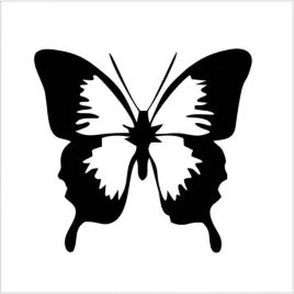 naklejka-na-auto-szybe-motyl-we-wzorkach