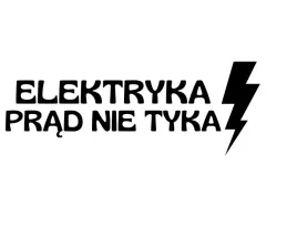 naklejka-na-auto-szybe-elektryka-prad-nie-tyka