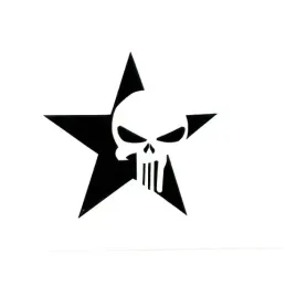 naklejka-na-auto-szybe-punisher-i-gwiazda