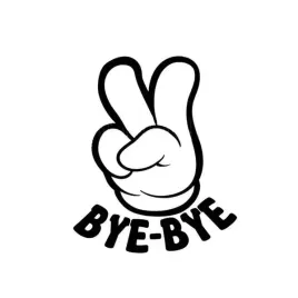 naklejka-na-auto-szybe-reka-bye-bye