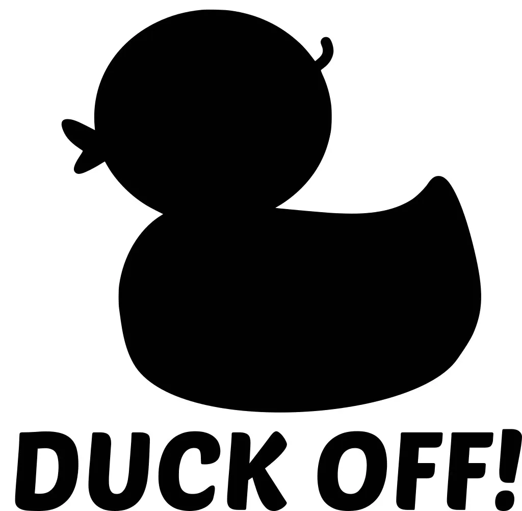 naklejka-na-auto-duck-off