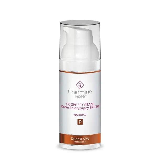 KREM KOLORYZUJĄCY CC SPF 30 CREAM NATURAL 50ML Charmine Rose NAWILZA