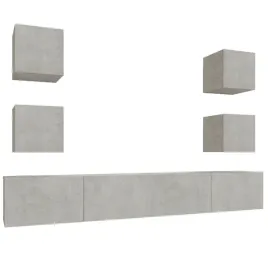 zestaw-szafek-tv-betonowa-elegancja-6-szt-2x100x30x30cm-4x305x30x60cm