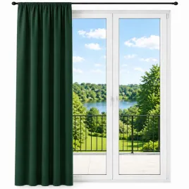 zaslona-gotowa-gladka-145x160-matowa-zaslony-do-salonu-butelkowa-zielen