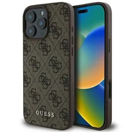 guess-guhcp16xg4gfbr-iphone-16-pro-max-6-9-brazowy-brown-hard-case-4g-clas