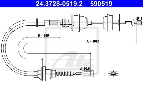 linka-sprzegla-24-3728-0519-2-ate