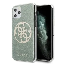 guess-guhcn65pcuglka-iphone-11-pro-max-khaki-hard-case-4g-circle-glitter