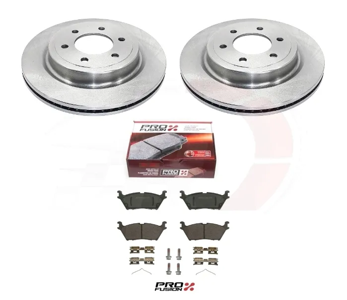 Ford F-150 2021-2023 2x Tarcze + klocki hamulcowe tył 350mm