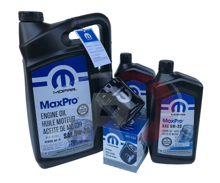 Dodge Durango 5,7 V8 2015-2021 Filtr + olej MOPAR MaxPro 5W20 7L