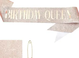 szarfa-urodzinowa-birthday-queen-rozowe-zloto