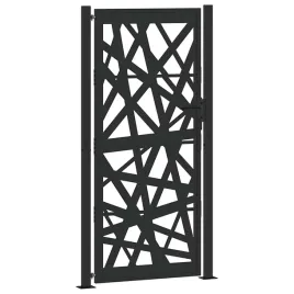 brama-ogrodowa-czarna-100x200-cm-stalowa-konstrukcja-swietlna