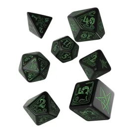 q-workshop-komplet-kosci-zew-cthulhu-czarno-zielony