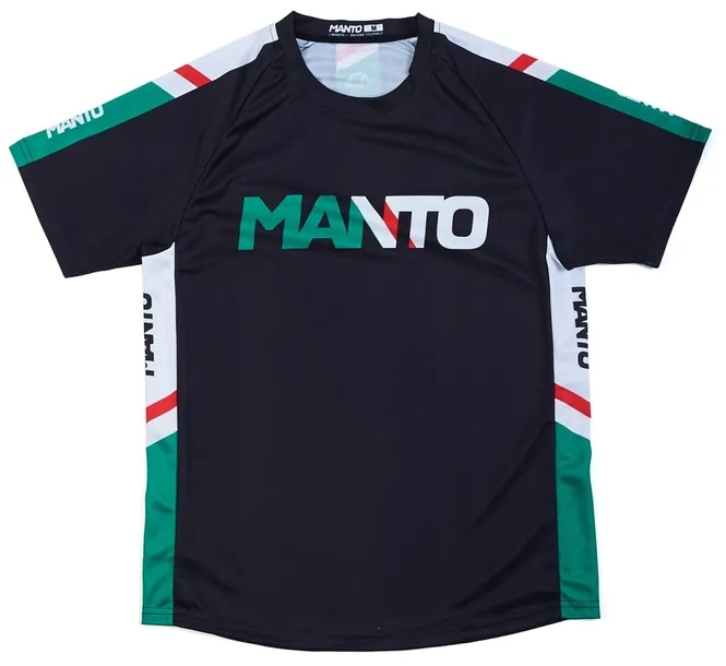 MANTO Koszulka T-shirt TRENINGOWY Team WRZOSEK czarny rozm. L