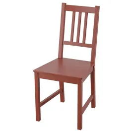 ikea-pinntorp-krzeslo-czerwona-bejca