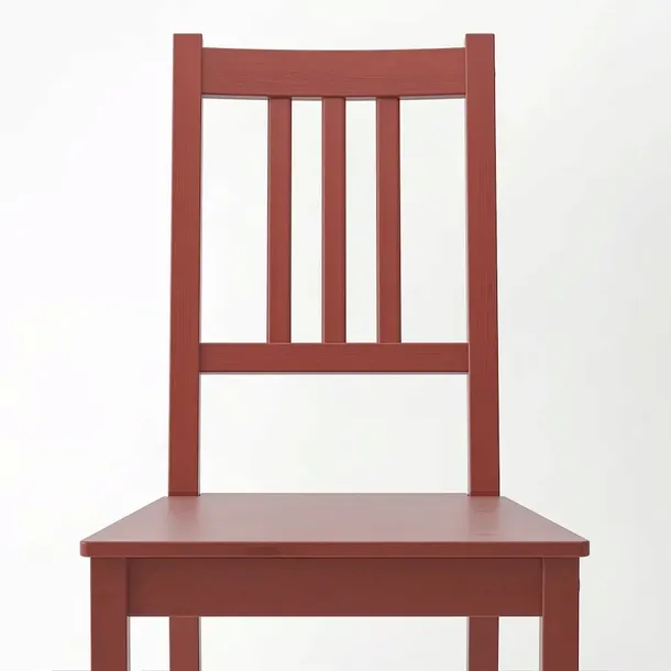 ikea-pinntorp-krzeslo-czerwona-bejca-marka-ikea