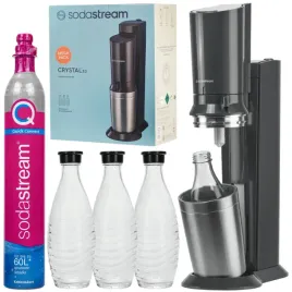 saturator-sodastream-crystal-3-0-titan-quickconnect-3-karafki