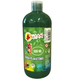 farba-plakatowa-zielona-ciemna-500-ml-shan