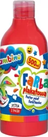 farby-plakatowe-w-butelce-500ml-bambino-czerwona