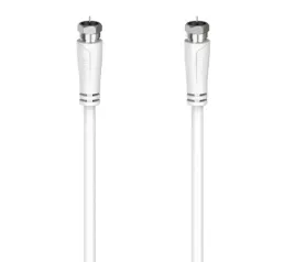 kabel-antenowy-hama-00205065-wtyk-f-wtyk-f-90db-5m-bialy