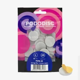 Zdjęcie produktu Nakładki polerskie na gąbce "L" 25mm 25szt STALEKS PRO