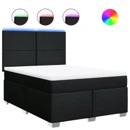 lozko-kontynentalne-z-oswietleniem-led-140x190-cm-czarny-bialy