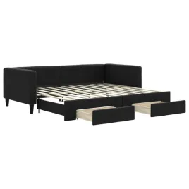 rozkladana-sofa-lozko-2-w-1-czarna-223x1925x68cm-z-szufladami