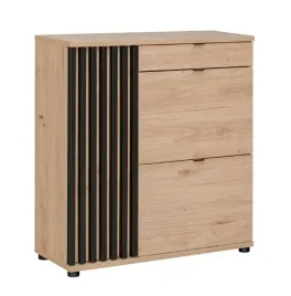 szafka-na-buty-3-drzwiowa-z-szuflada-3d1sz-90-cm-hickory-czarny-peros-am