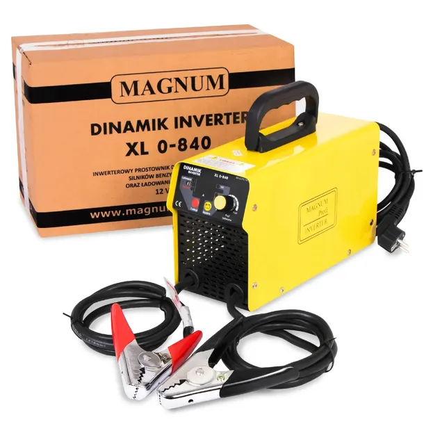 PROSTOWNIK INWERTOROWY SAMOCHODOWY ROZRUCH MAGNUM DINAMIK 840 12V 24V IGBT