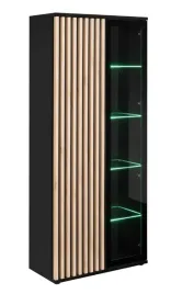 witryna-wysoka-2-drzwiowa-2d-80-cm-czarna-karmen-am
