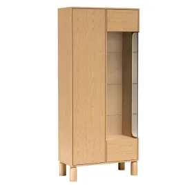 wysoka-witryna-do-salonu-przeszklona-sanden-197-cm-dab-drewniane-nogi