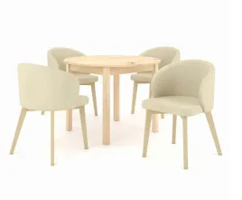 zestaw-do-jadalni-krzesla-4-szt-tapicerowane-bezowe-stol-dab-artisan-102-cm