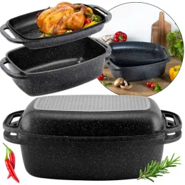 brytfanna-do-pieczenia-5-1l-pokrywa-grillowa-nieprzywierajaca-gaz-indukcja